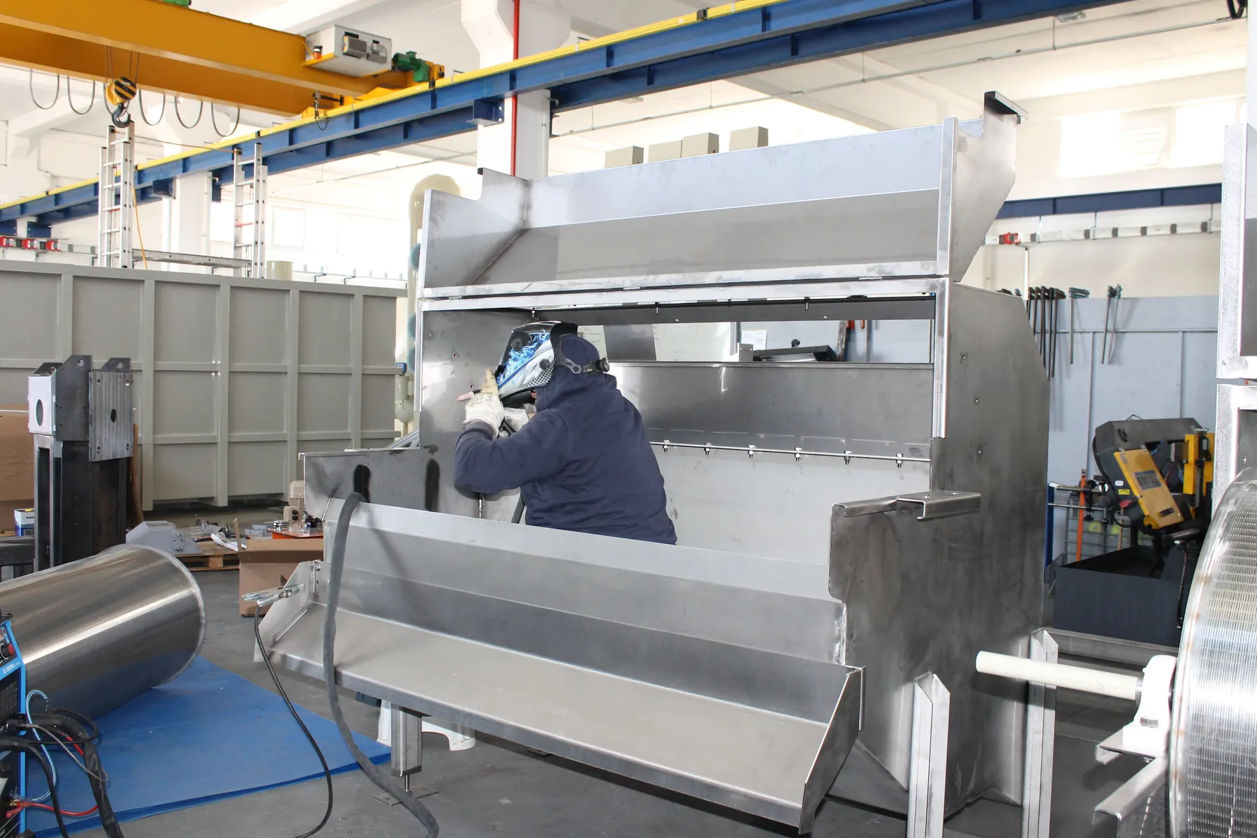 Metal fabrication welding work
